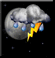 Tonight: Slight Chance Showers And Thunderstorms then Mostly Clear